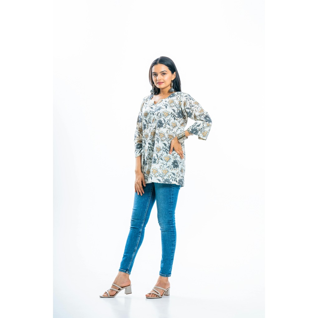 Desert Bloom Printed Tunic